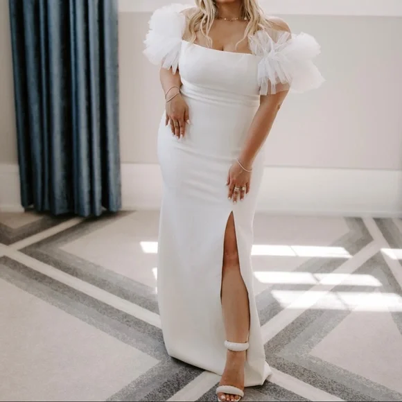 THEODORA OFF-THE-SHOULDER EVENING DRESS - Picture 7 of 11